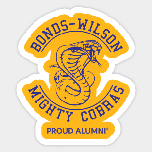 Bonds-Wilson Proud Alumni Sticker